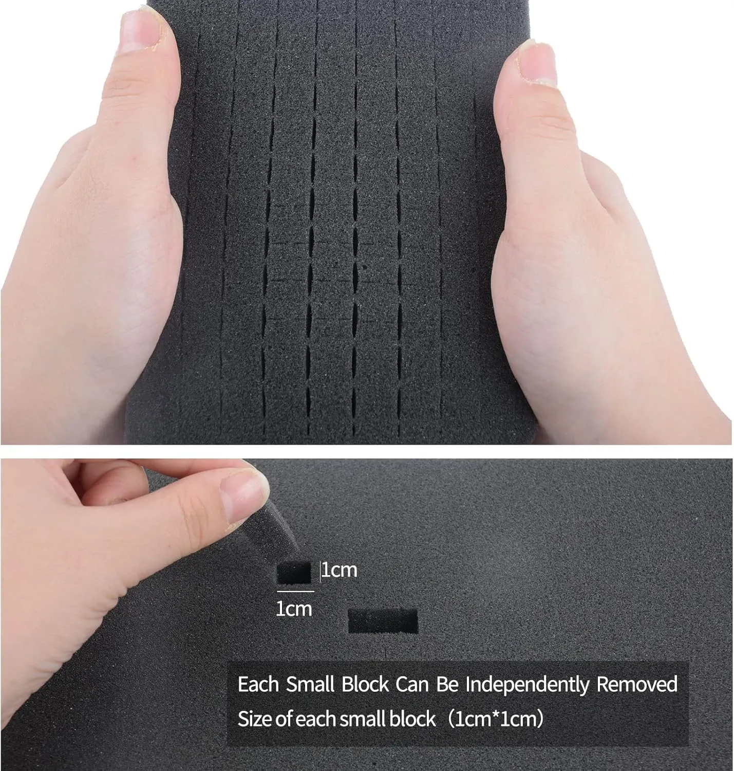 KIPYENB Electronics Bag,DIY Sponge Protection Electronic Organizer Travel Carrying Case Tech Accessories Hard Case Tech Pouch for Mouse Projector Charger Phone Earphone Hard Disk