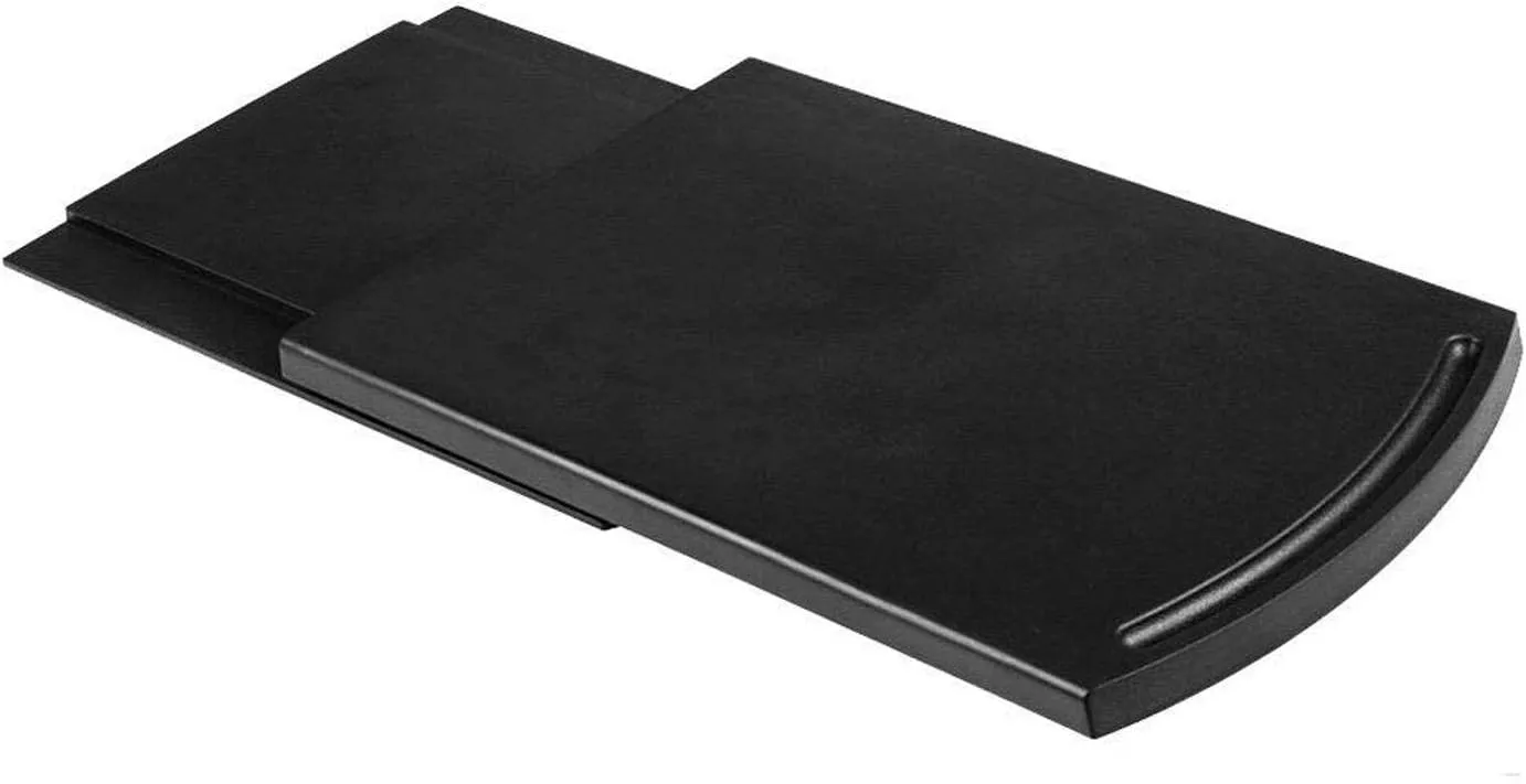 Kitchen Caddy Sliding Coffee Tray Mat, Under Cabinet Appliance Coffee Maker Toaster Countertop Storage Moving Slider - Base sliding shelf With Smooth Rolling Wheels, 1 Pack