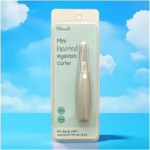 Korea Makeup Tools_Mini Heated Eyelash Curler. Those who Want to Lift and Curl Their Lashes with Comfort, Fast and Easily!