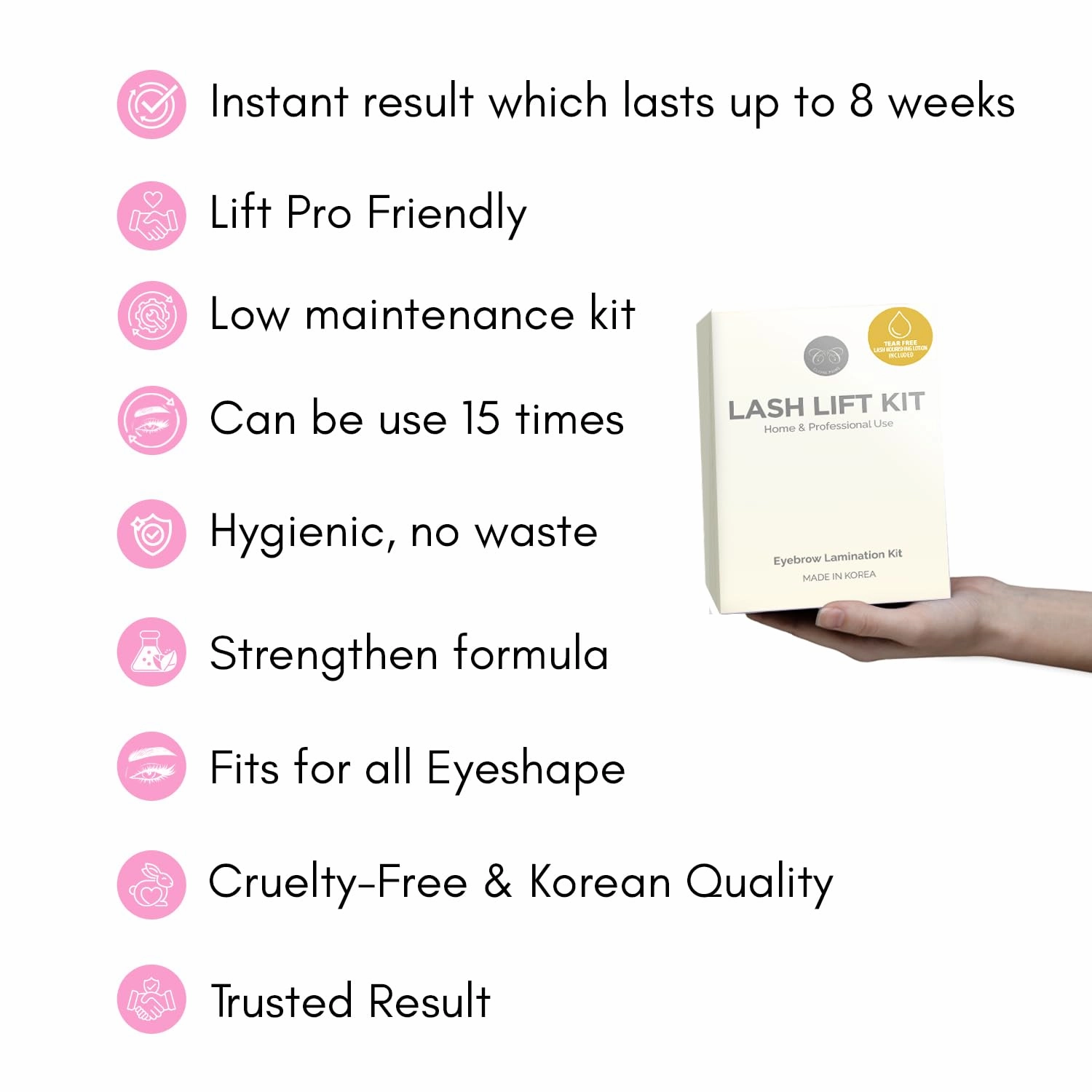 Korean Lash Lift Kit - Eye Brow Lamination Kit Eyelash Perm Kit Eyelash Lift Kit Lash Perm Eyebrow Lamination