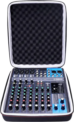 L LTGEM EVA Hard Case for YAMAHA MG10XU or MG10 or MG06 10-Input Stereo Mixer - Travel Protective Carrying Storage Bag
