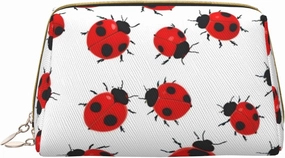 Ladybug Toiletry Pouch, Travel-Friendly Makeup Organizer For Makeup Brushes, Lipsticks
