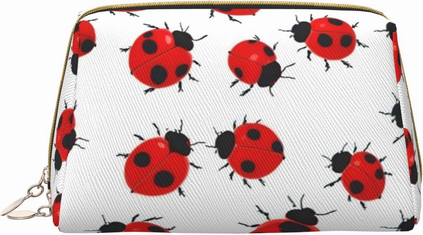 Ladybug Toiletry Pouch, Travel-Friendly Makeup Organizer For Makeup Brushes, Lipsticks