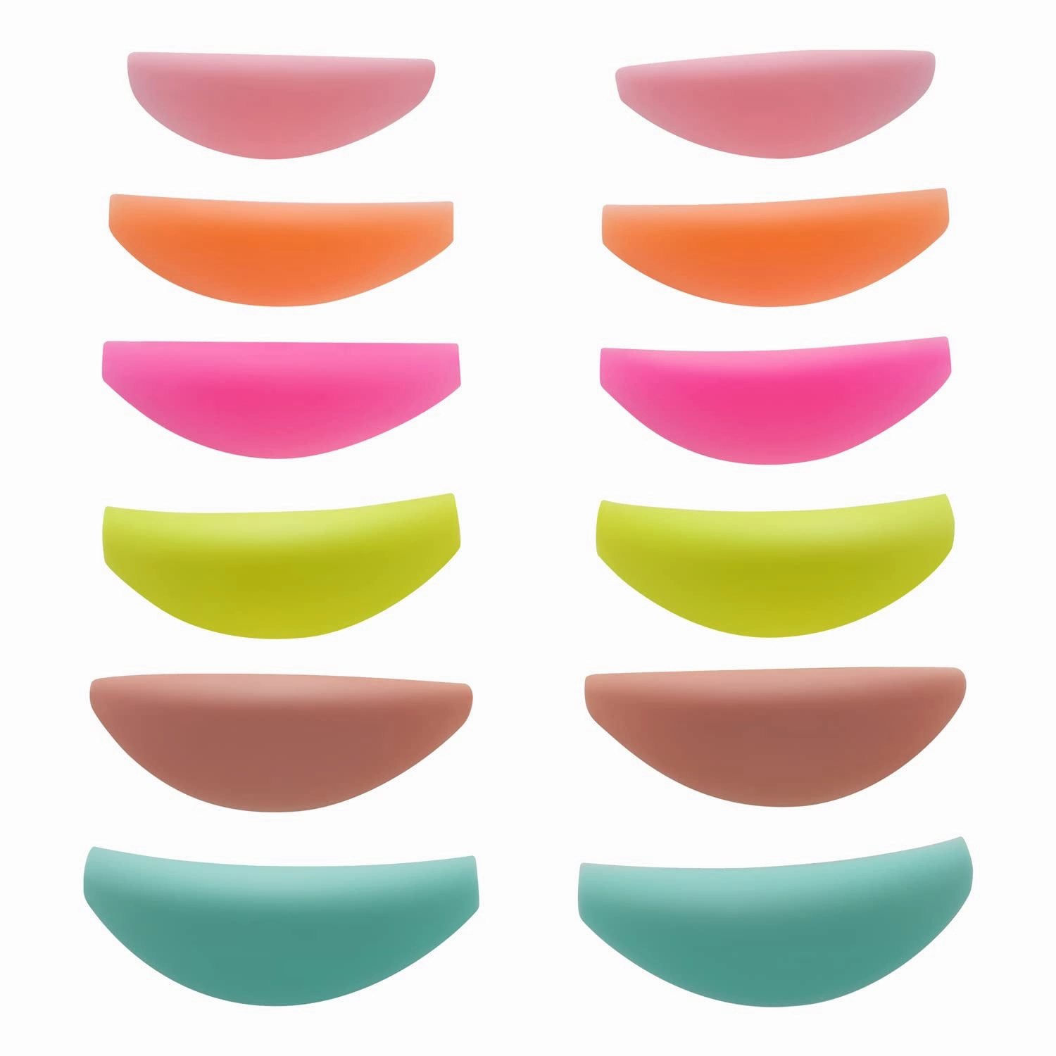 Lami Lash Lift Pad LM Curl Soft 6 Size Lifting Shield Eyelash Perming Rod Neon Lamination Roller Elastic Perm Rods With Ribbon Cover Silicone Eye Patch Y Brush Lash Lift Tools Lash Tips Won't Hit Eye