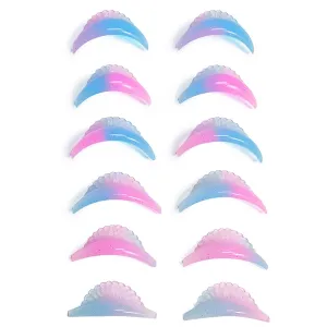Lash Lift Rods Libeauty New Eyelash Lifting Pad 12pcs Self Adhesive Super Soft Eyelash Lift Shield Cute Shell Pearl Shape Lash Perm Rod DIY Eyelash Curler Tool