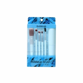LashesLoverxBohktoh Makeup Brush Set 5 Pieces, Travel Size