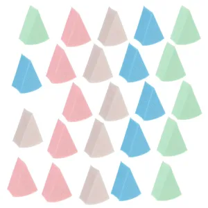 Latex Makeup Sponges 3 Pack Triangle Puff Dry/wet Foundation Blender Women's Beauty Tools Easy to Clean