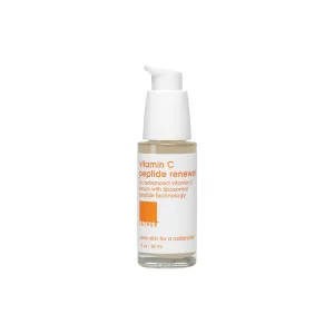 LATHER Vitamin C Peptide Renewal - Vitamin C Serum - Hydrate, Smooth Texture & Firm Skin - Restore & Renew Combination, Dry & Mature Skin - 1 Fl Oz