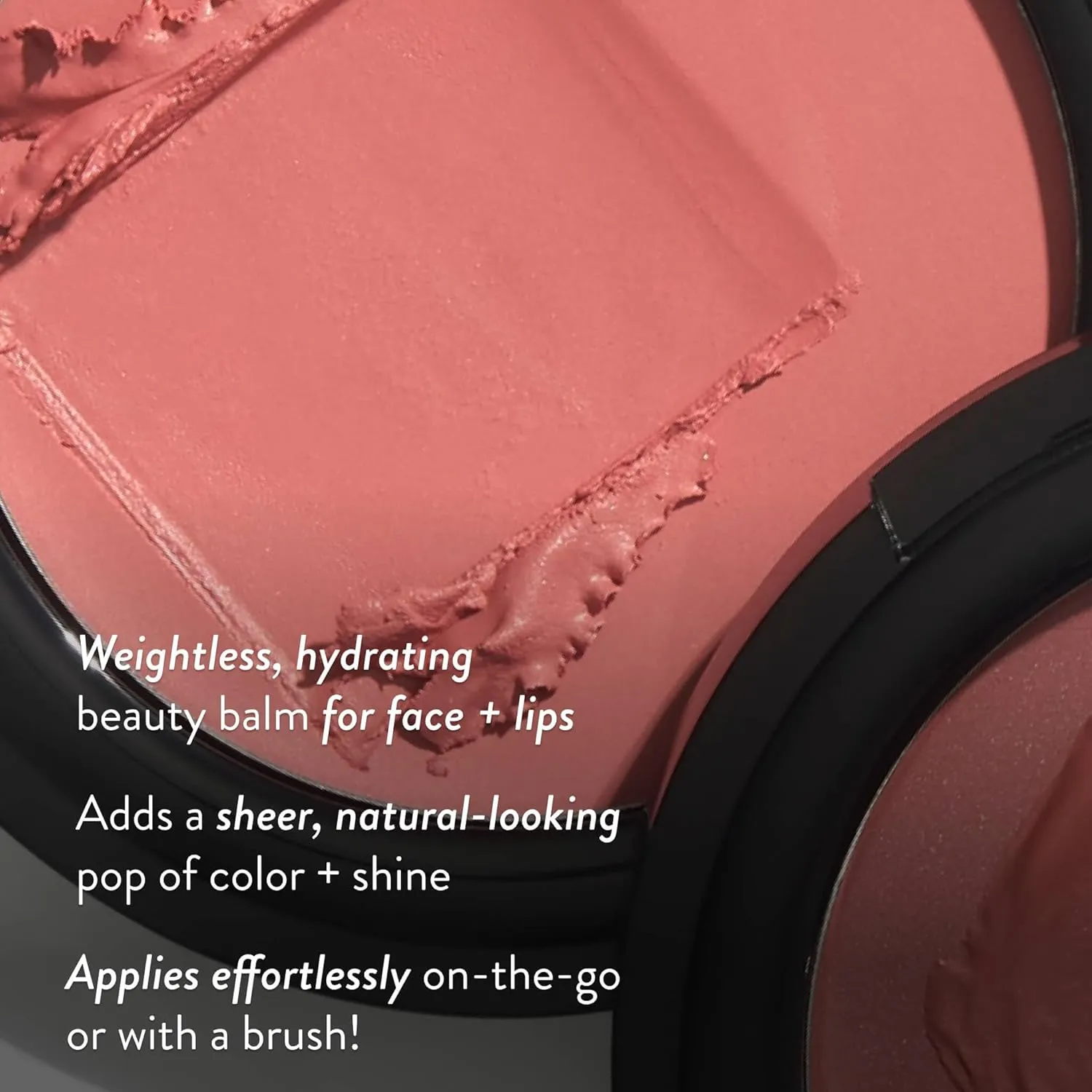 LAURA GELLER NEW YORK The Wonder Balm Complexion Enhancer - Hydrating Weightless Subtle Hint of Color   Glow for Mature Skin - Vegan Squalane - Apply to Cheeks & Lips (02 Pinch-Me Pink)