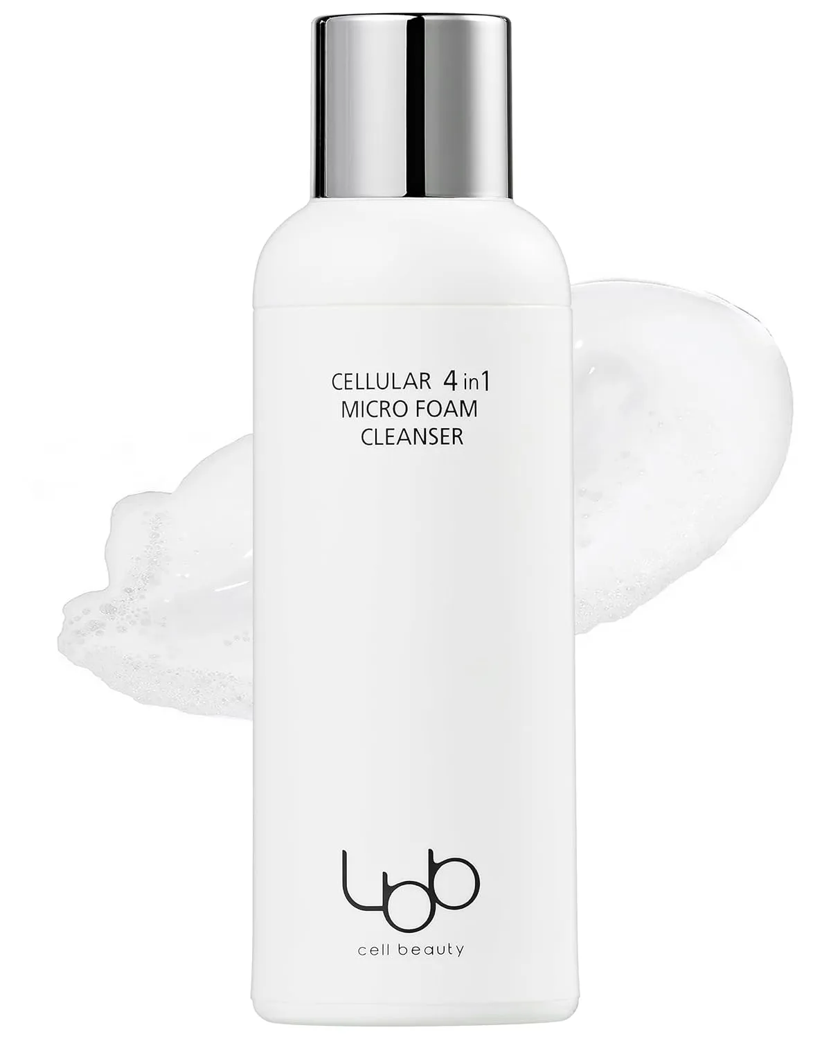 LBB 4-in-1 Micro Foam Cleanser - pH 5.5 Face Cleansing Milk to Bubble Foam - Gentle, Hypoallergenic Deep Cleansing with Moisturizing Finish - Anti Aging Tangerine Cellular Water, 3.38 fl.oz.