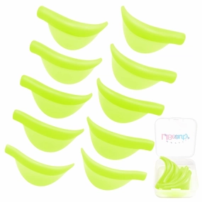 Libeauty Eyelash Lift Shield Lash Perm Pads 10 Pcs Reusable Eyelash Perming Curler Lower Eyelash Pads Lifting Rods