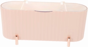 Lidded Cotton Pad Box Compartment Makeup Holder for Cotton Swabs and Balls Compact Bathroom Organizer Material Stylish Design for Easy Access and Storage