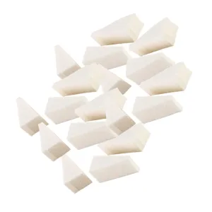 LIFKOME 40Pcs Nail Art Wedge Sponges for Makeup Application Versatile Cosmetic Puff for Manicure Liquid for Water Based Makeup Easy to Hold Design
