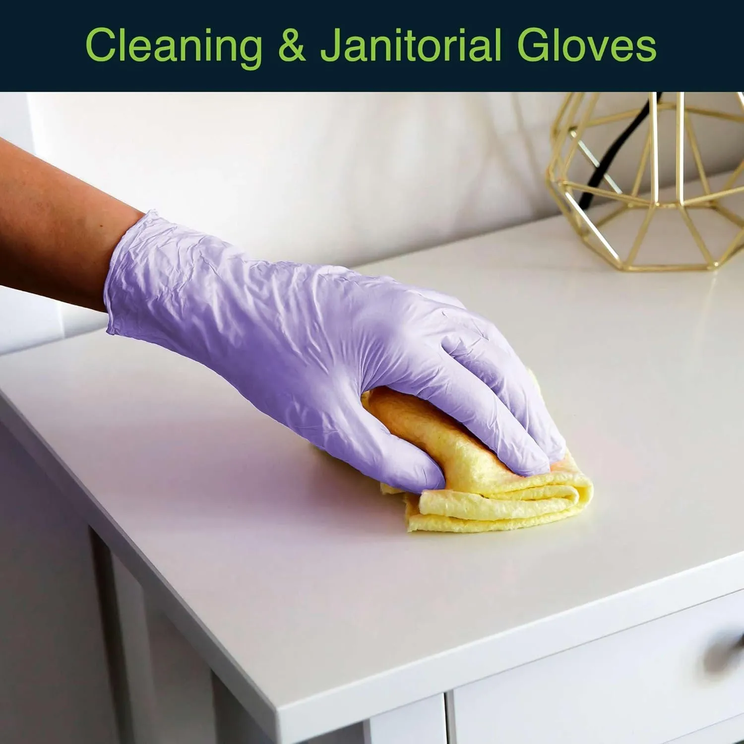 Lilac Nitrile Disposable Gloves - 200 Count - 3 Mil Nitrile Gloves X Small - Powder and Latex Free Rubber Gloves - Surgical Medical Exam Gloves - Food Safe Cooking Gloves