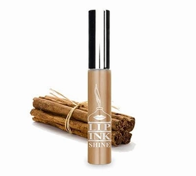 LIP INK Vegan Flavored Lip Gloss Moisturizer - Glacier Cinnamon | 100% Natural, Organic, Vegan, & Kosher Makeup for Women by Lip Ink International Handcrafted and Made in America