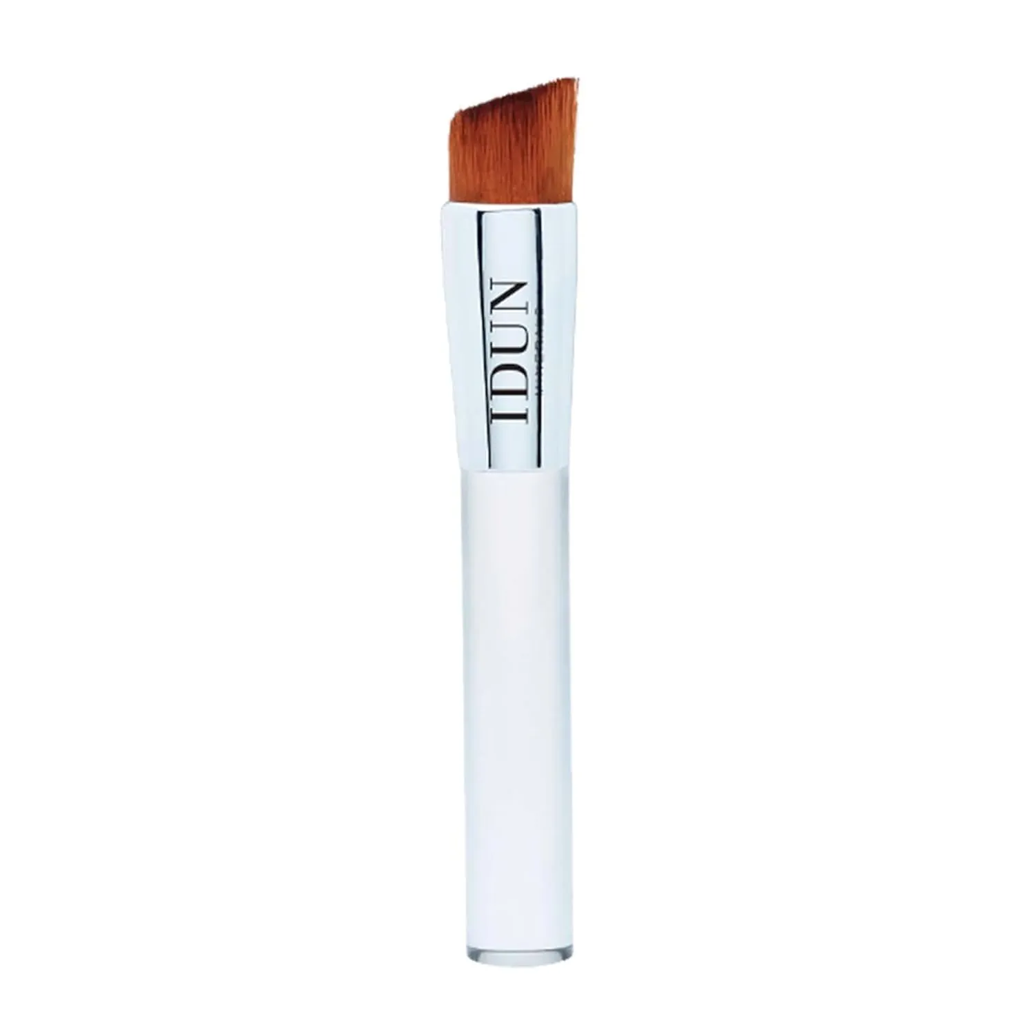 Liquid Foundation Brush - Slanted Flat Surfaced Brush For Liquid Foundation - Myriad Of Tightly Packed Fine Bristles - Softly Blend Out Liquid Textures - For Evenly Coated Skin - 1 Pc