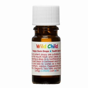 Living Libations - Organic Wild Child Happy Gum Drops | Natural, Plant-Based, Clean Beauty (.17 oz | 5 ml)
