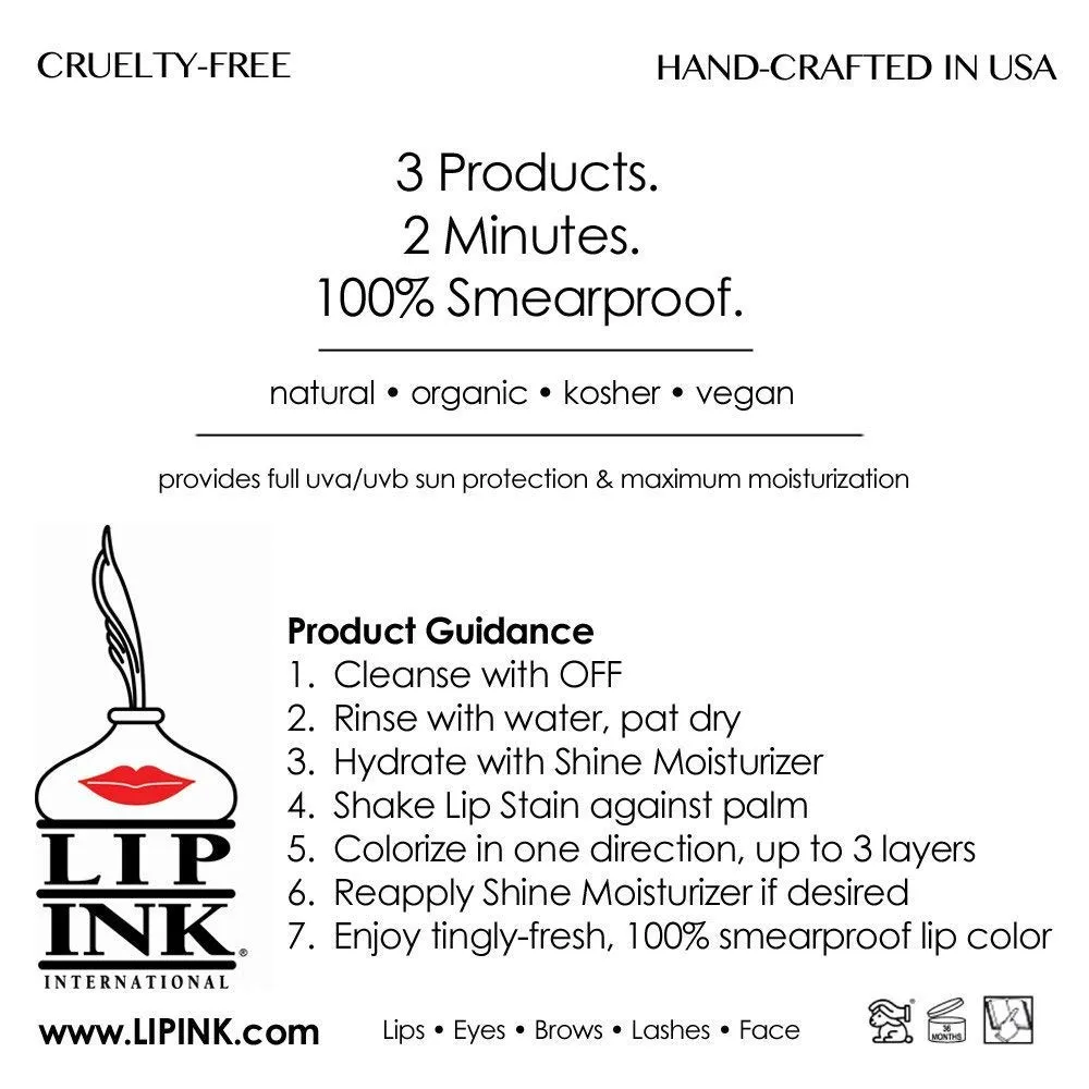 LlP lNK Liquid Trial Lip Kit - Mauve Hi (Mauve) | Natural & Organic Makeup for Women by LlP lNK International