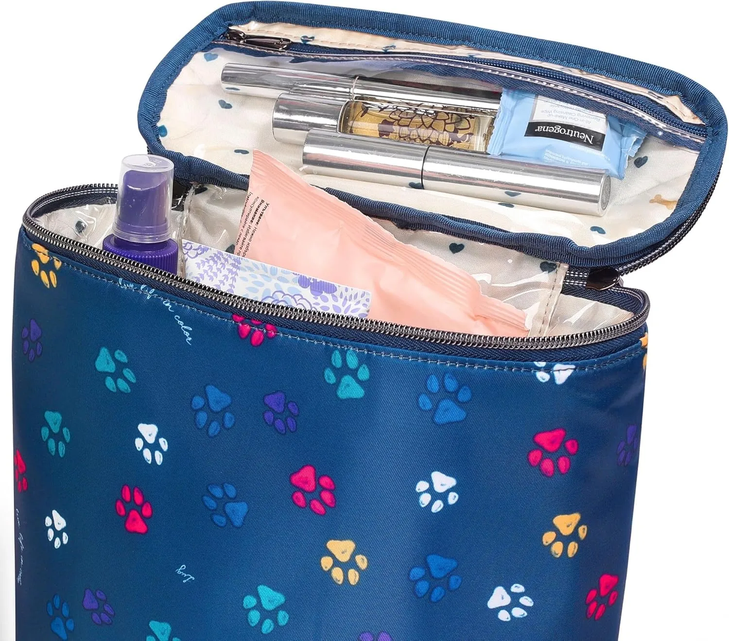 Lug Dolly Cosmetic Case, BUTTERFLY GREY