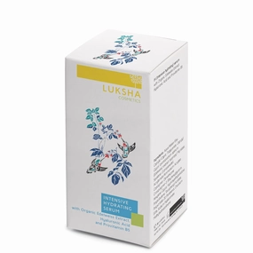 Luksha Intensive Hydrating Serum with Hyaluronic Acid & Provitamin B5 – Oil-Free Lightweight Gel Moisturizer, 30 ml Airless Pump