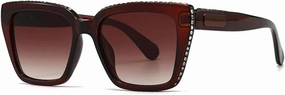 Luxury Diamond Women for Men Fashion Vintage Sun Glasses Popular Steampunk Uv400