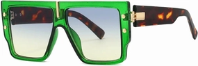 Luxury Flat Top Sunglasses Women for Men Vintage Oversized Popular Big Frame Sun Glasses Shades