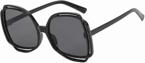 Luxury Oversized Sunglasses Women for Men Vintage Punk Sun Glasses Trend Big Frames Gradient Shades