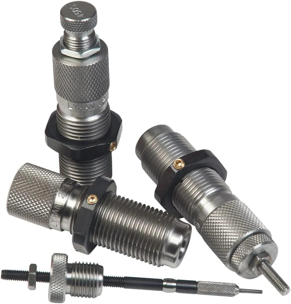 Lyman 7680242 30-06 (7.62 x 63mm) Carbide Deluxe Rifle 3 Die Set