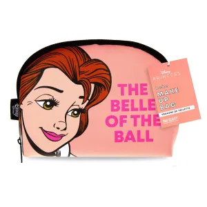 MAD Beauty Disney Princess Beauty & The Beast Belle Cosmetic Makeup Bag Official Disney Licensed Product | Stylish Beauty, Makeup & Skincare Gifts for Women, Adults & Kids