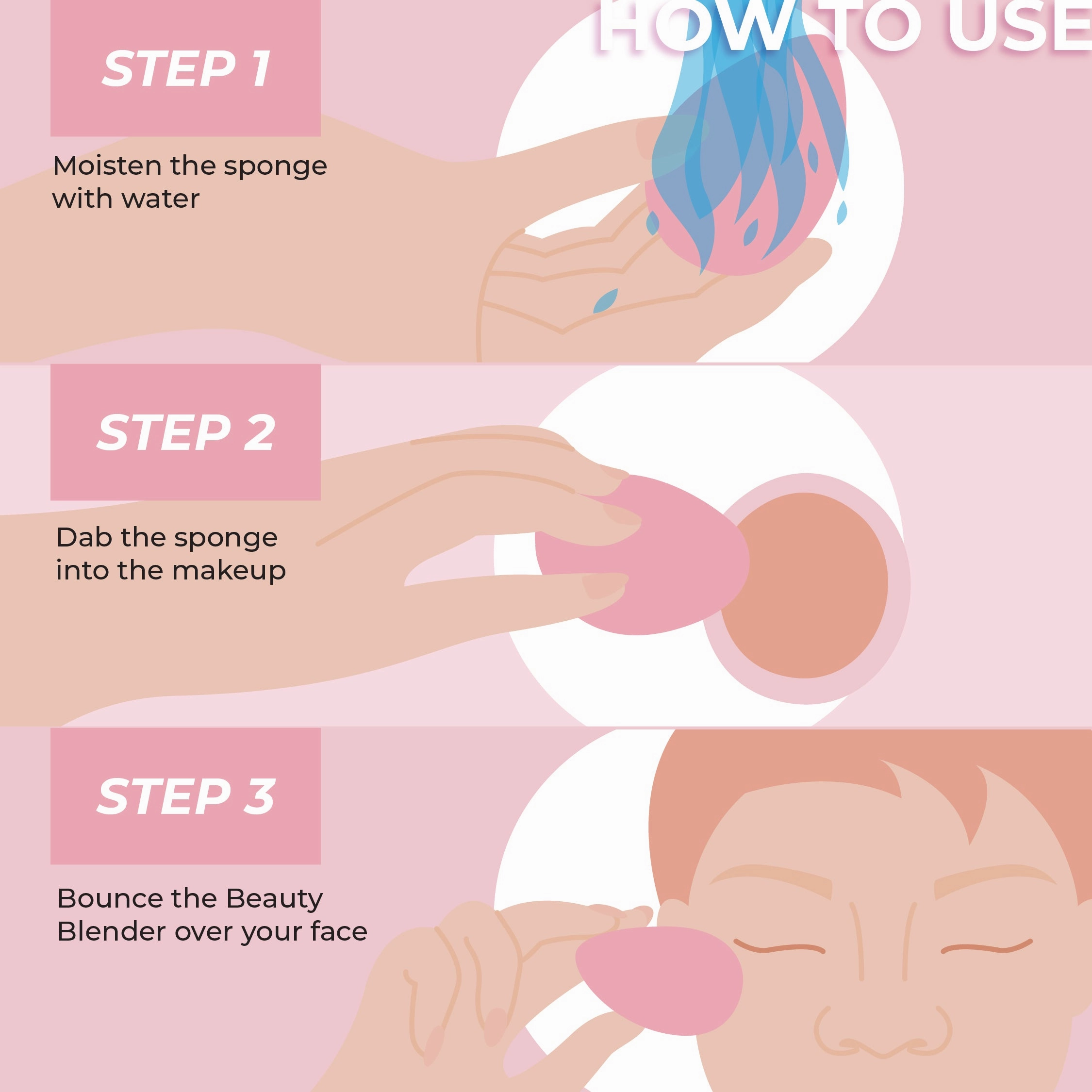 Magic Makeup Blender with Hard Case