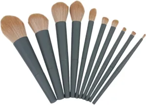 Make Up Brushes Set Makeup Brush Set 10 Pieces Loose Powder Brush Eye Shadow Brush Facial Contour Brush Makeup Tools Set