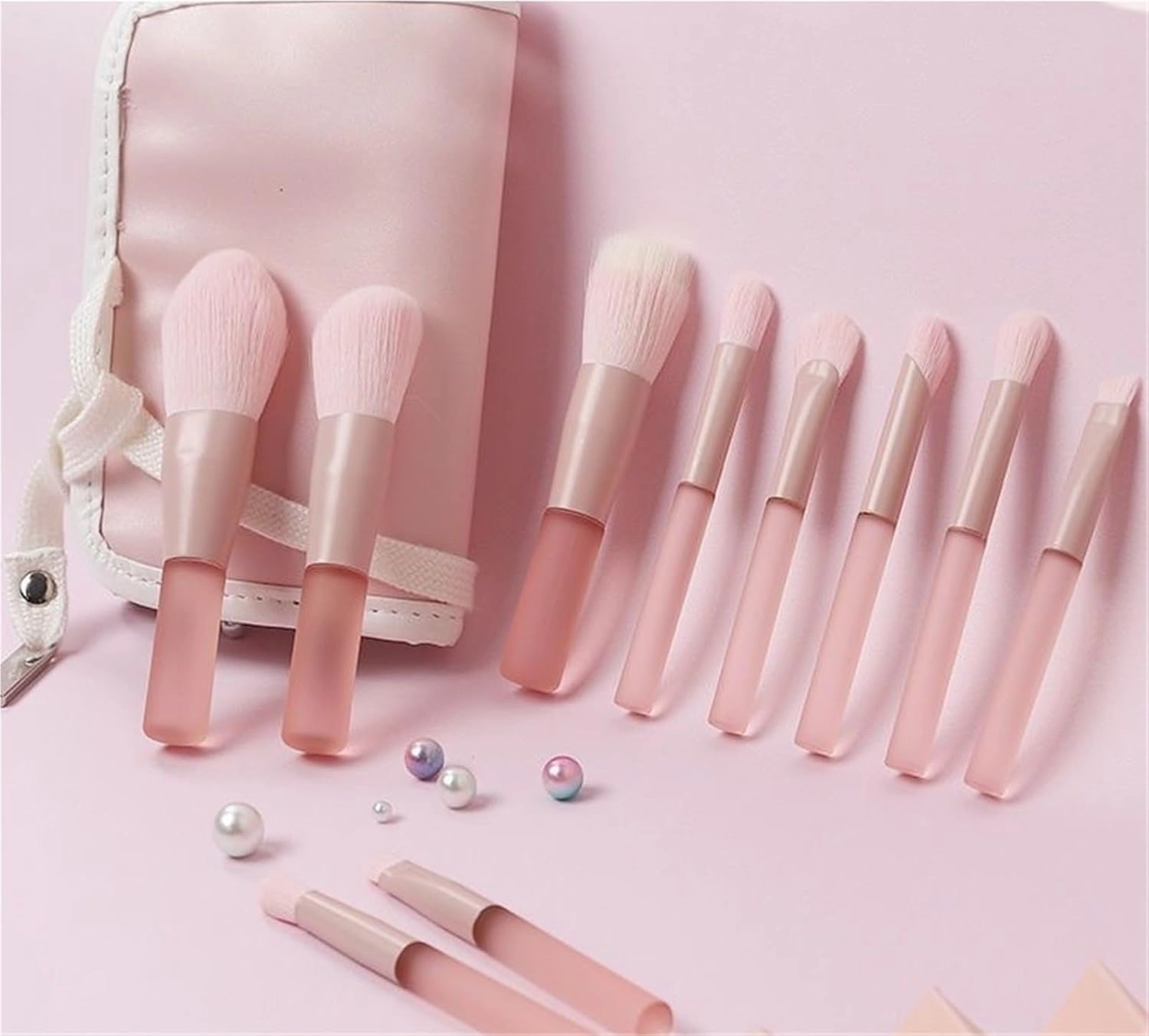 Make Up Brushes Set Makeup Brush Set 10 Pieces Soft Bristles Rubber Frosted Handle for Facial Contour Brush Makeup Tools Set