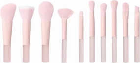 Make Up Brushes Set Makeup Brush Set 10 Pieces Soft Bristles Rubber Frosted Handle for Facial Contour Brush Makeup Tools Set
