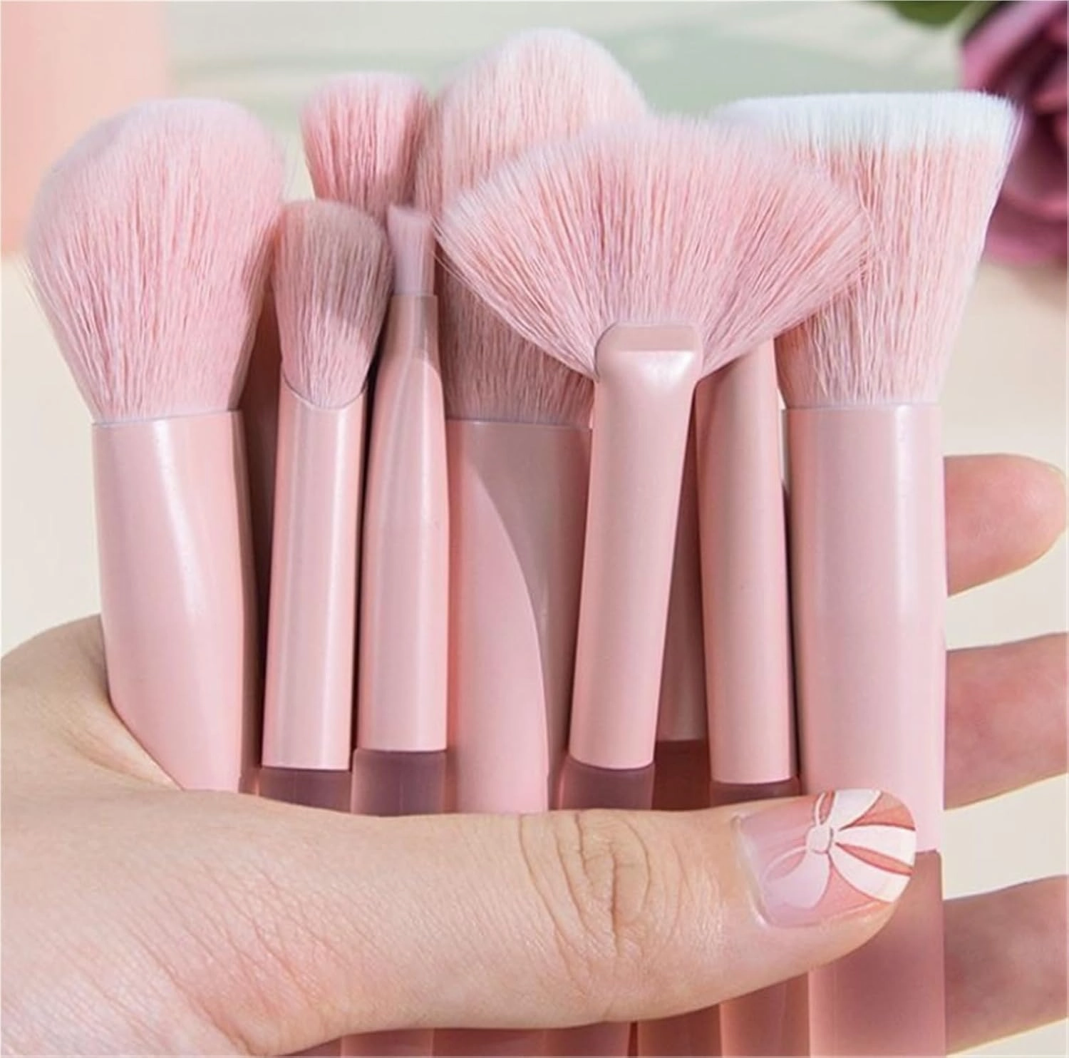 Make Up Brushes Set Makeup Brush Set 10 Pieces Soft Bristles Rubber Frosted Handle for Facial Contour Brush Makeup Tools Set