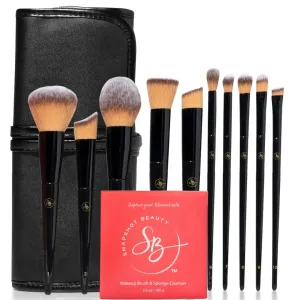 makeup brush and cleanser bundle