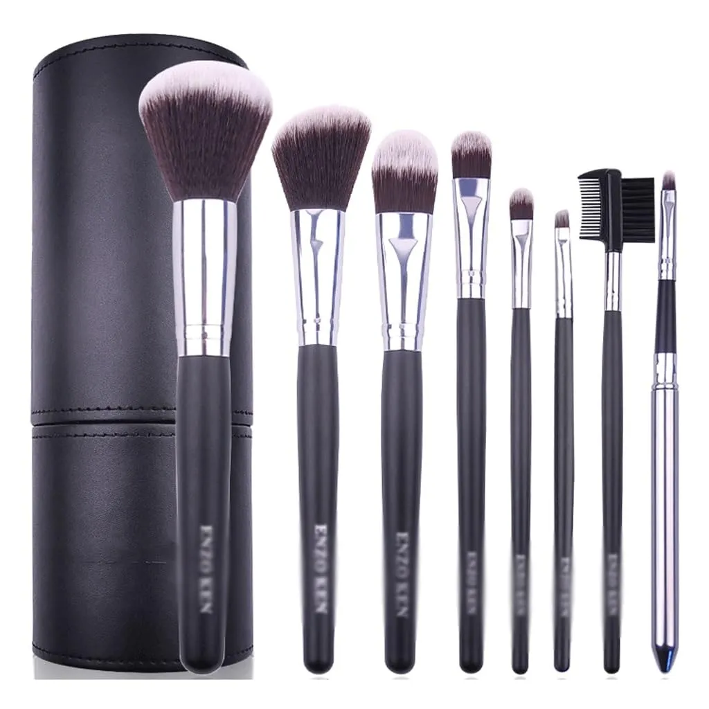 Makeup brush set 8 pieces, full set of eye shadow brush, makeup brush set, makeup tools, powder brush