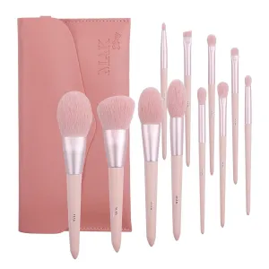 Makeup Brushes 11 PCS Set with PU Leather Bag (11 Pcs   PU Leather Bag)