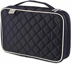 Makeup Brush Bag Case Organizer in Black – Professional Designer Make Up Travel Handbag for Make Up Brushes – Stylish & Compact Carrying Holder Storage Handbag Pouch