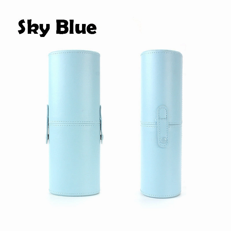 MAKEUP BRUSH CUP HOLDER Portable Big Make up Brushes Travel &Home Beauty Case Oval Holder Cosmetic Tool Organizer Cup Container