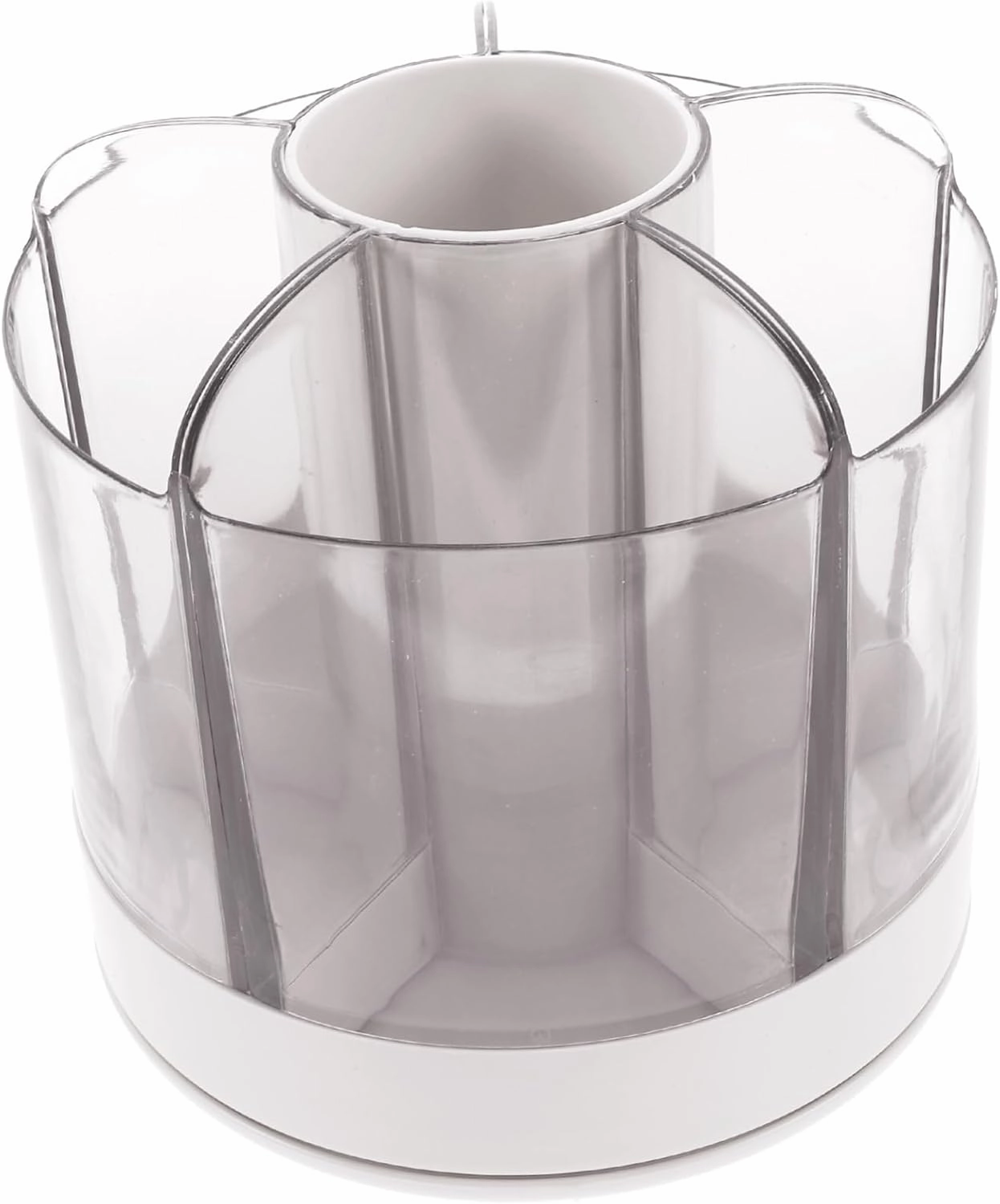 Makeup Brush Holder Rotating Makeup Organizer for Lipsticks Eyeshadows Brushes Dustproof Cosmetic Storage Case Mountain for Vanity Bathroom Storage