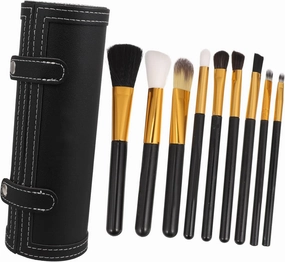 Makeup Brush Organizer Pouch Portable Cosmetics Storage Bag for Brushes Lipsticks and Eyeliners Versatile Makeup Holder for Travel and Daily Use