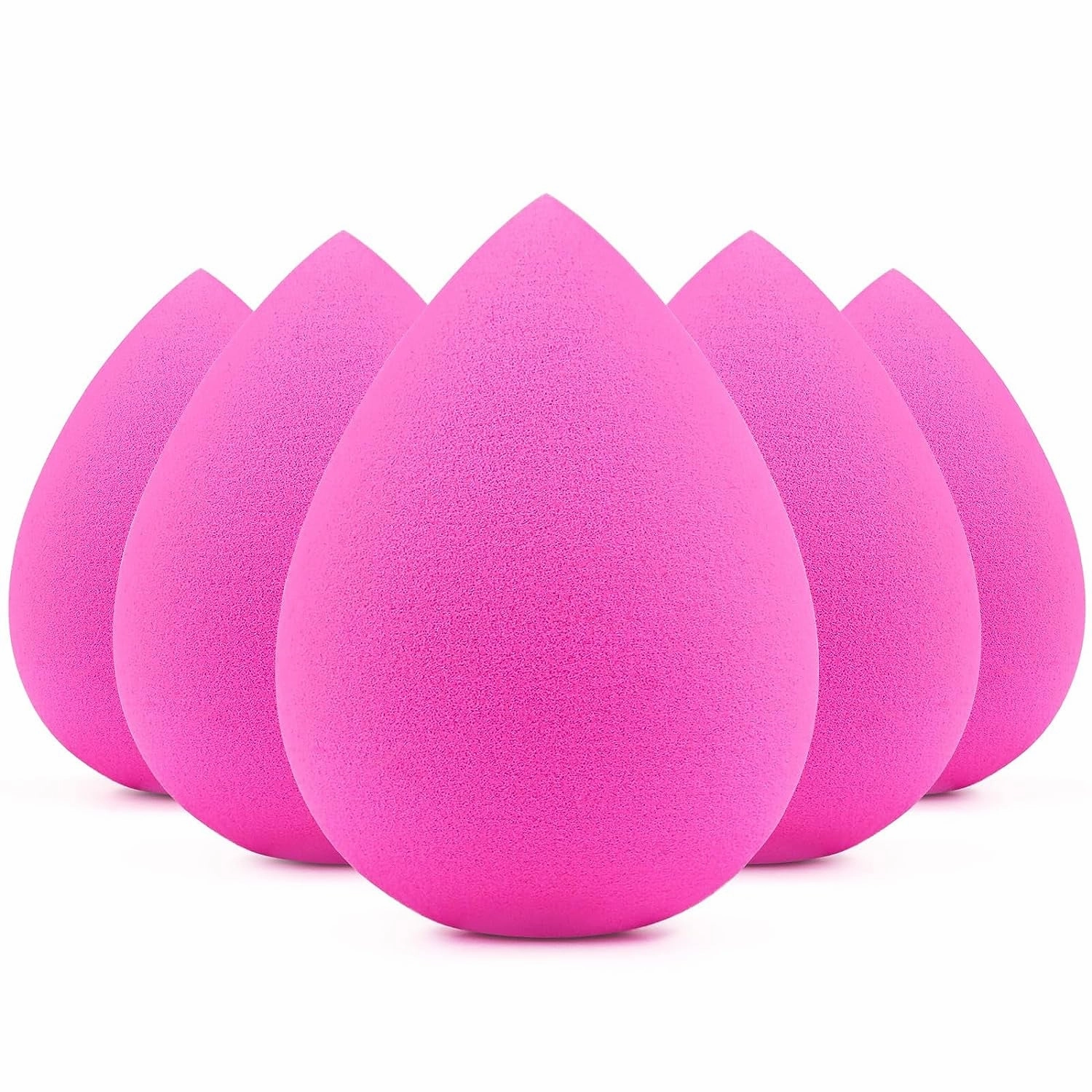 Makeup Sponge 5 Pcs Set, Latex-Free Boun Boun Beauty Sponge for Blending, Makeup Sponges for Foundation Liquid Cream and Powder. Blender for Enhanced Make up Application, Gift for Women