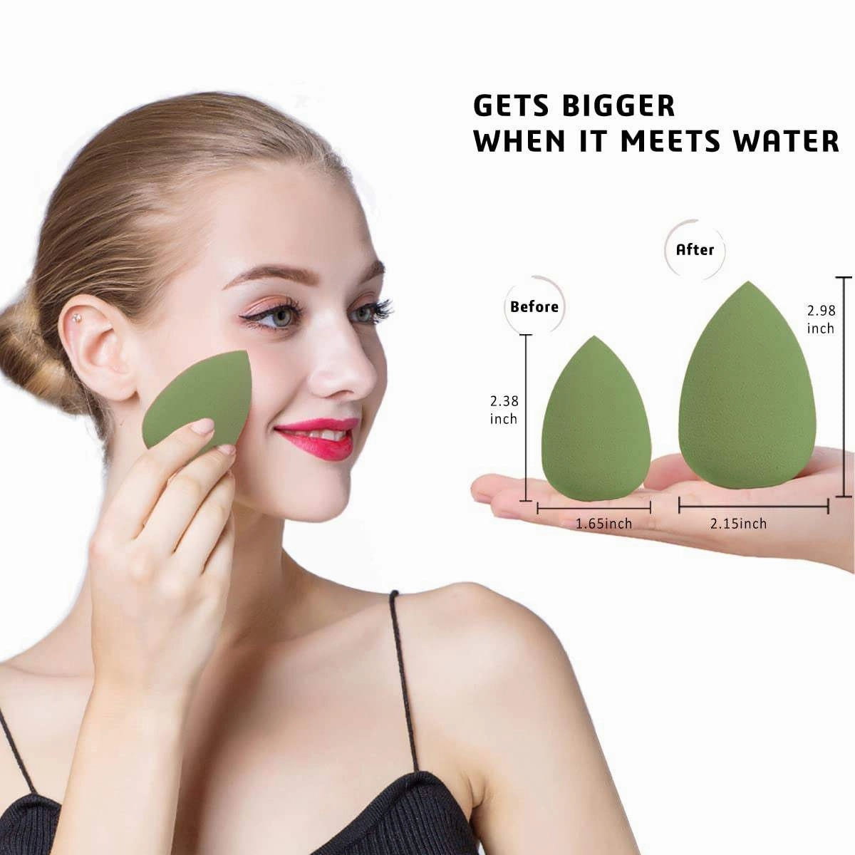 Makeup Sponge With Holder Set