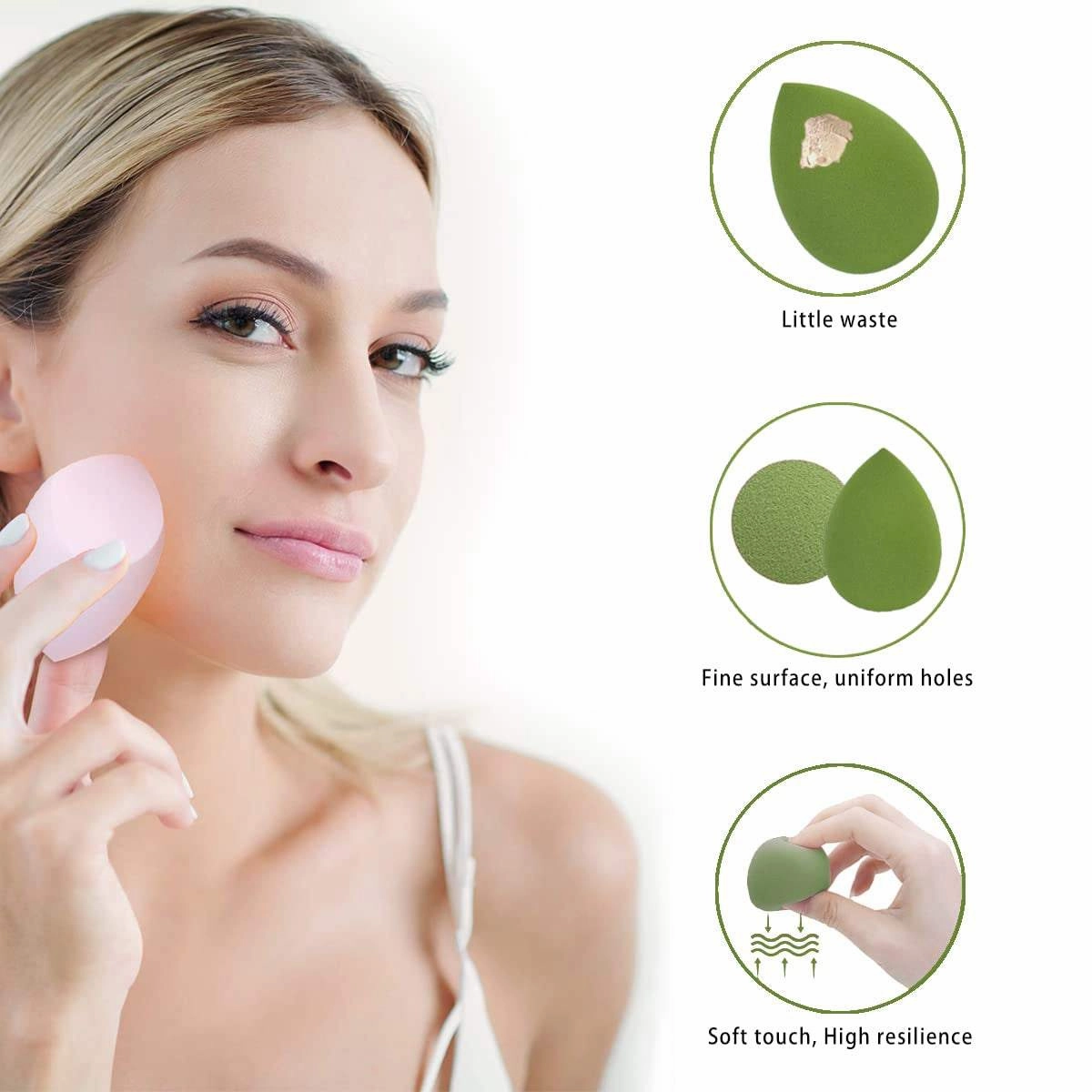 Makeup Sponge With Holder Set