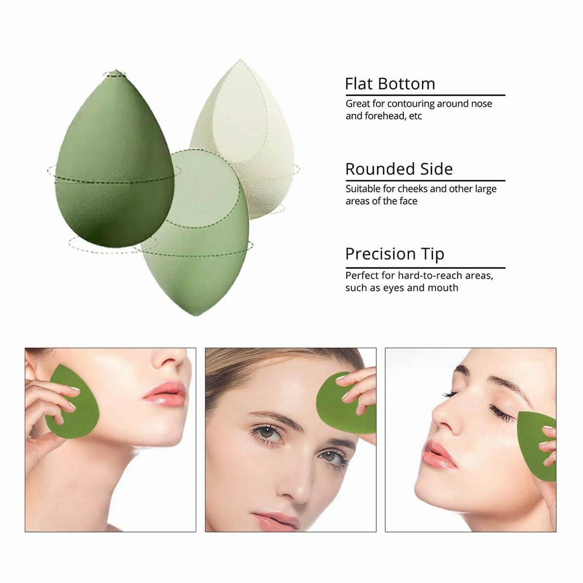 Makeup Sponge With Holder Set