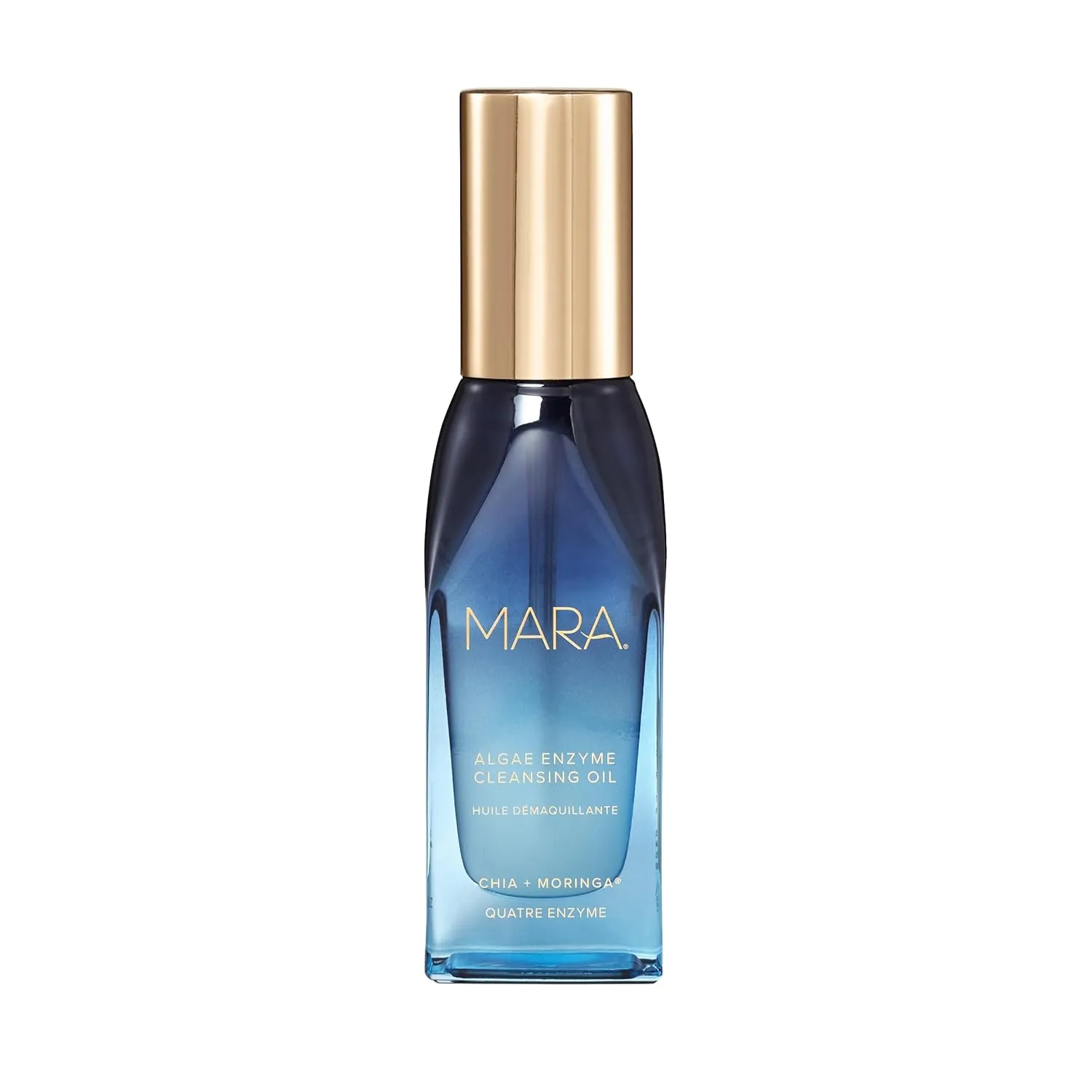 MARA - Algae Enzyme Cleansing Oil | Plant-Based, Gluten-Free, Safe for Sensitive Skin Care | All Types, Cleanse, Hydrate, Make-Up Remover (2 oz | 60 ml)