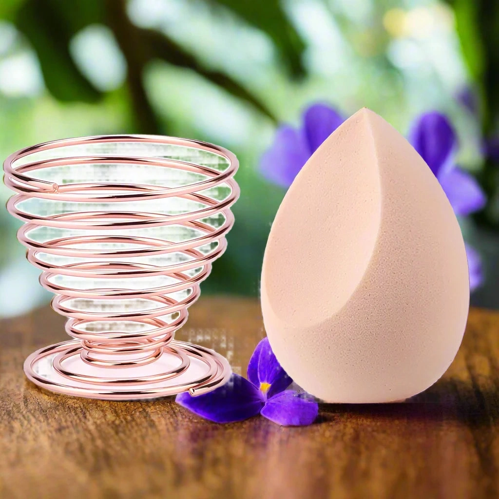 Marbling Water-Drop Shape Makeup Sponge for Flawless Foundation, Concealer & Blush Application