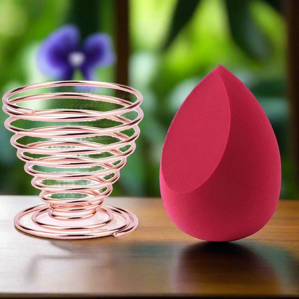 Marbling Water-Drop Shape Makeup Sponge for Flawless Foundation, Concealer & Blush Application