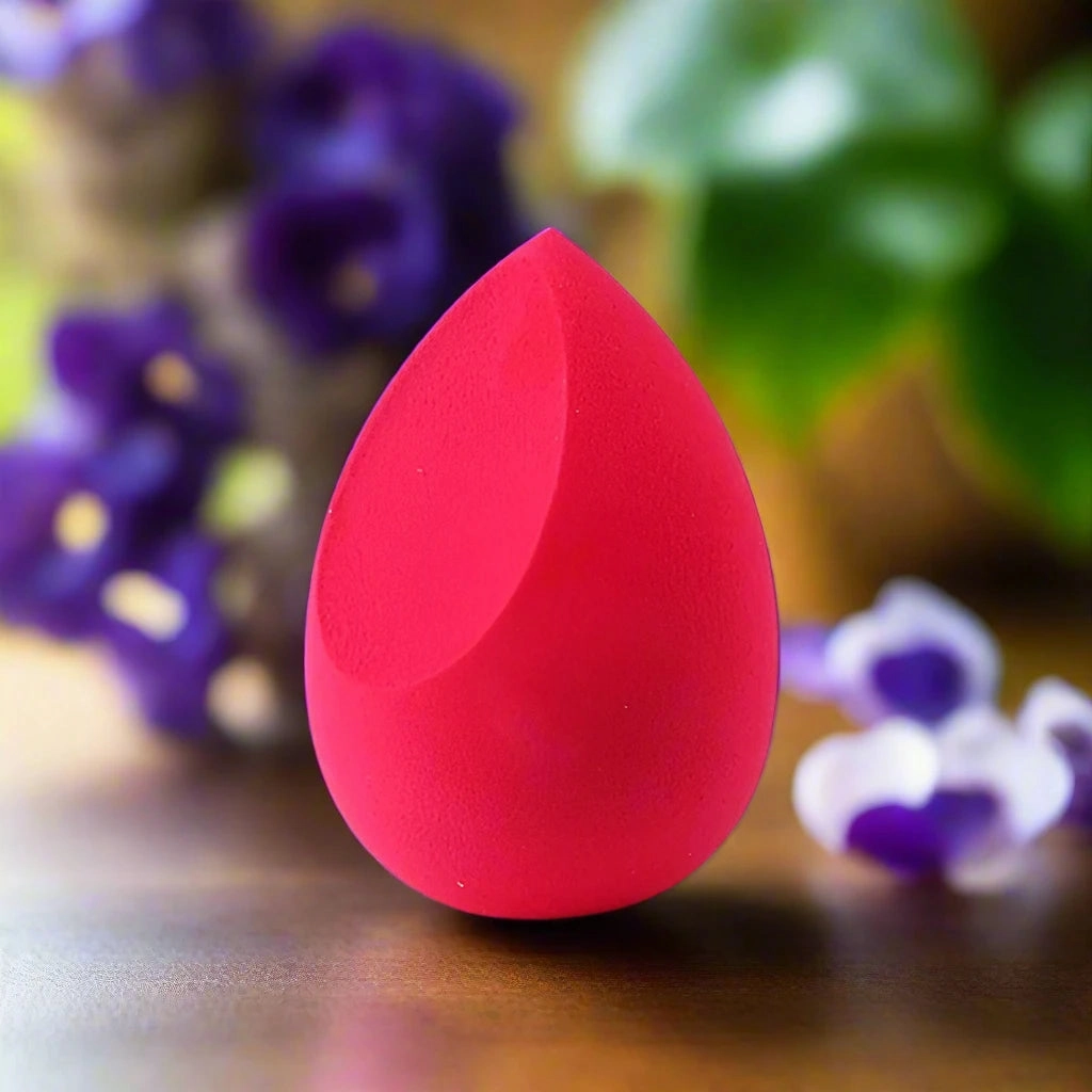Marbling Water-Drop Shape Makeup Sponge for Flawless Foundation, Concealer & Blush Application