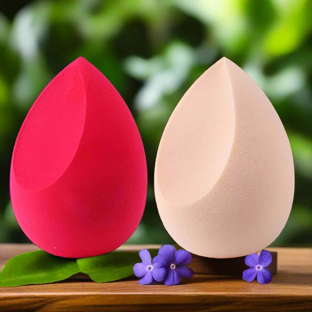 Marbling Water-Drop Shape Makeup Sponge for Flawless Foundation, Concealer & Blush Application